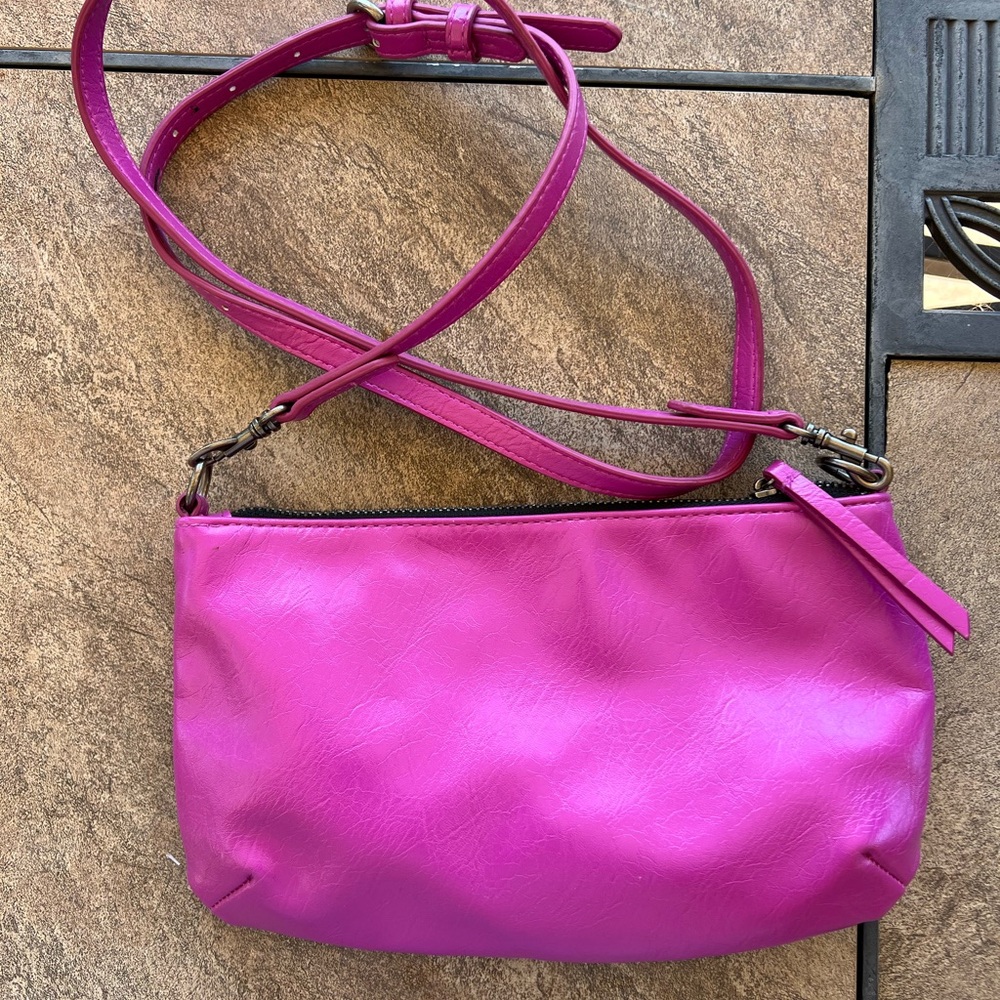 Vibrant Pink Women's Crossbody Bag